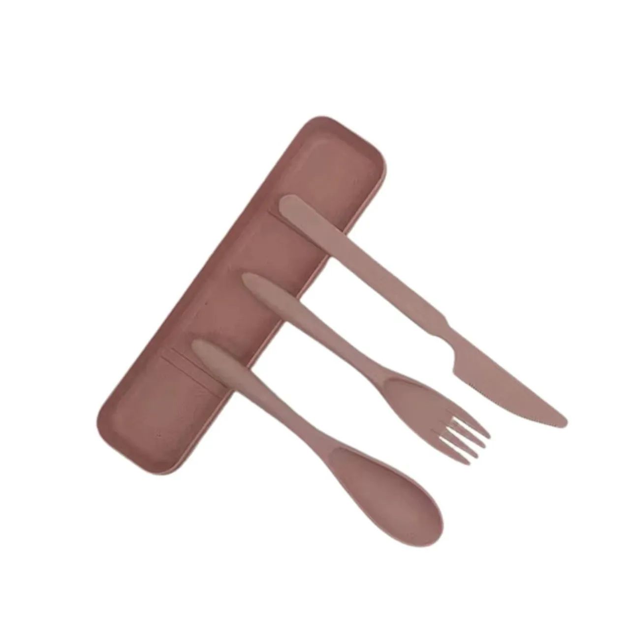 Talheres de Viagem Portátil em Caixa - 2 Conjuntos - Foto 4