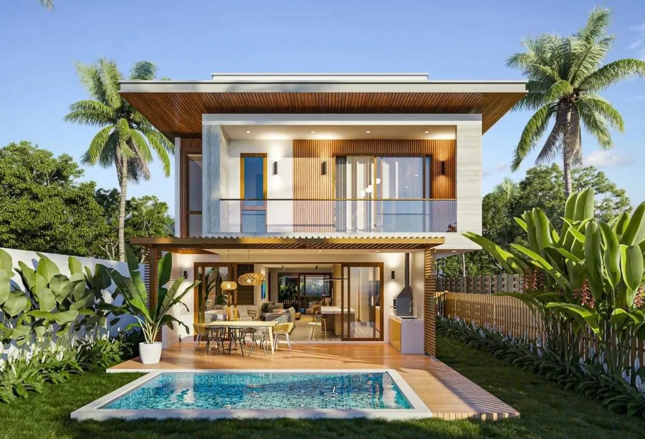 Casa com 4 suítes, piscina , localizada a 50m da praia Ara na estrada da balsa em Arraial  - Foto 3