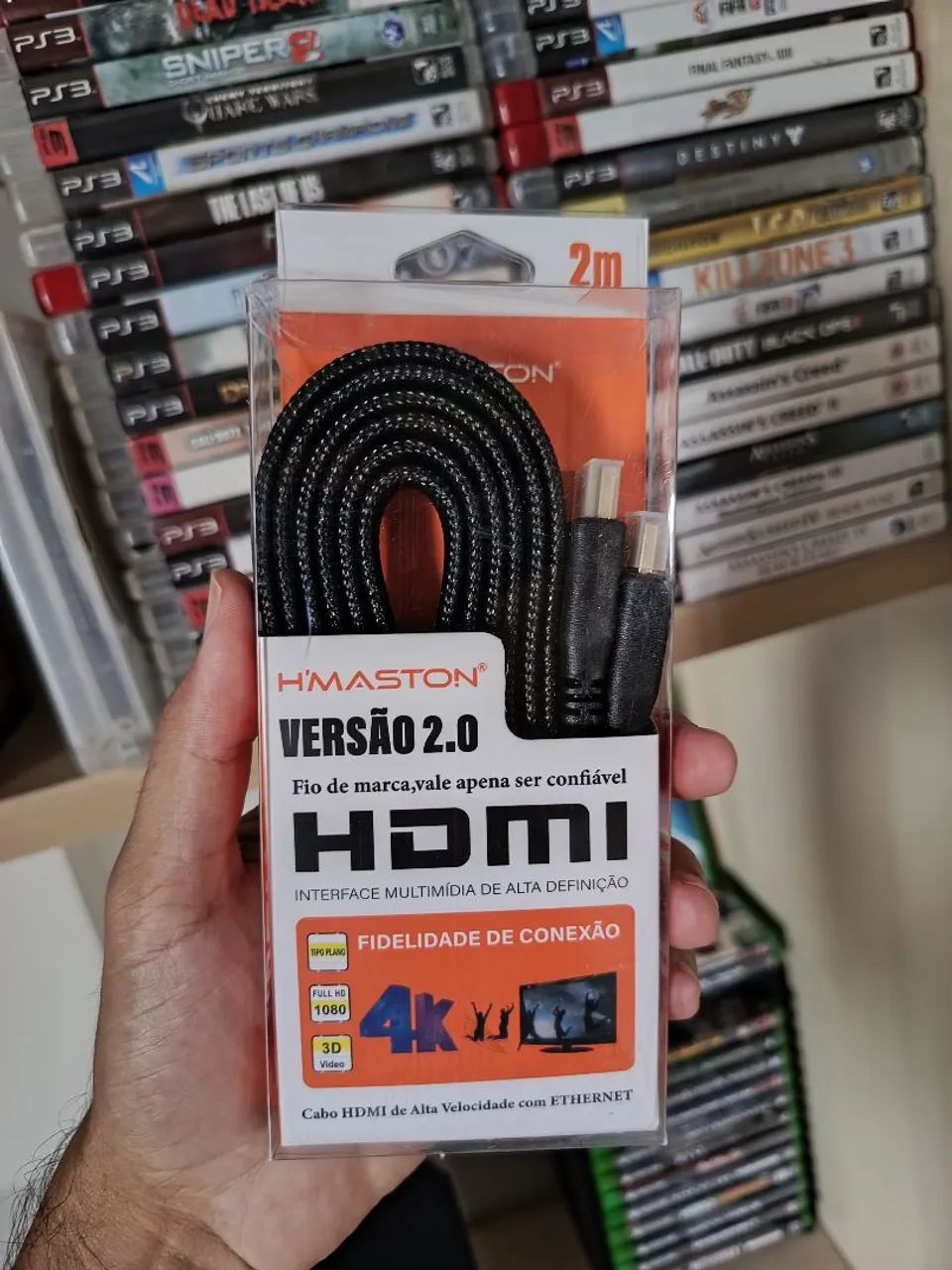 Cabo HDMI com 2 metros 