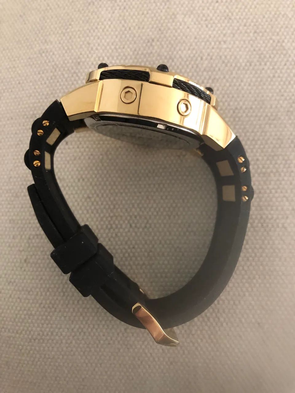 RELÓGIO INVICTA BOLT AUTOMÁTICO BANHADO A OURO 18K SEM USO! - Foto 5