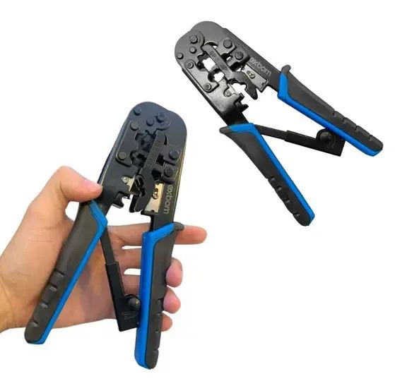 Alicate Crimpador Rj45 Rj11 Com Catraca Profissional