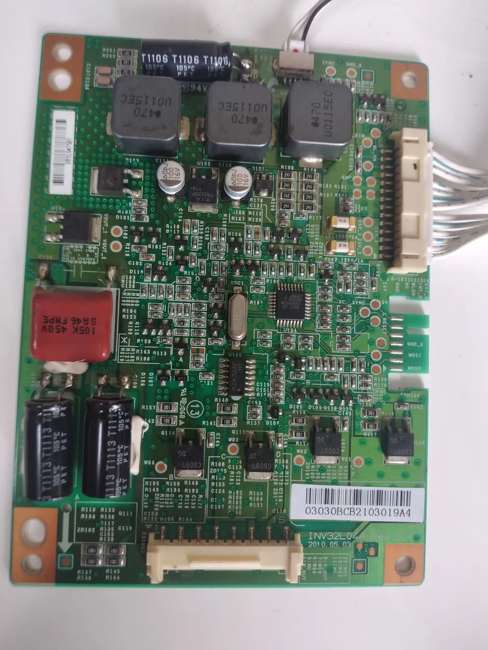 Placa inverter da TV semp Toshiba le3250(a)wda -inv32lo4a funcionando 