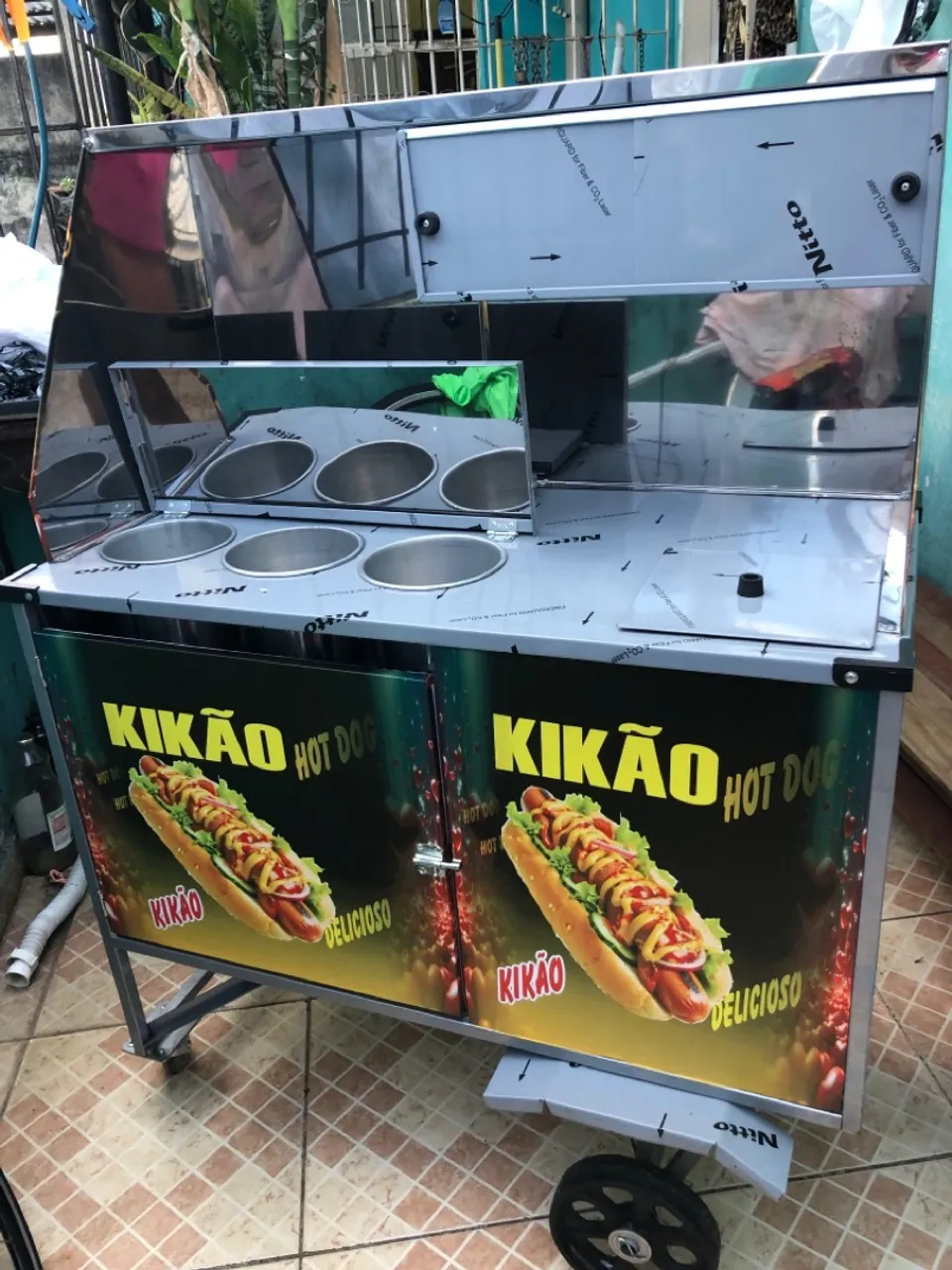 Carrinho de Hot Dog KIKÃO - Novo