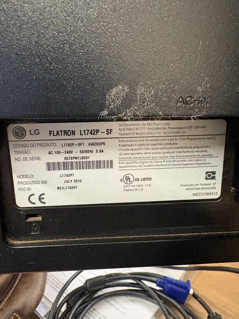 Monitor 17 polegadas LG  - Foto 2