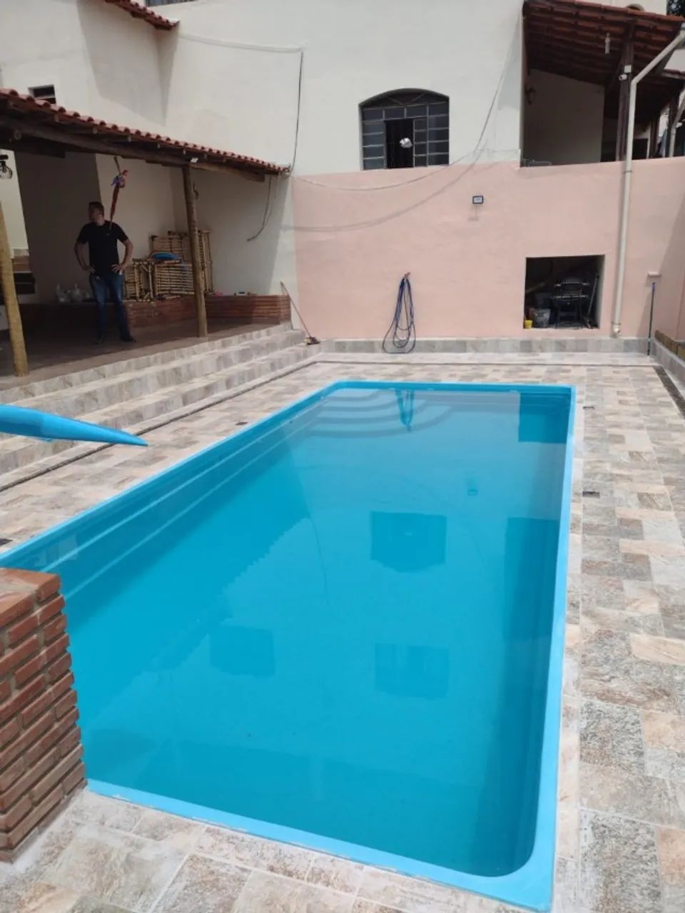 Piscina de fibra retangular 7.60 x3.30 x 1.40  - Foto 4