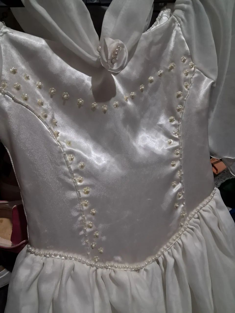 Vestido Branco Infantil - Pronta Entrega! - Foto 5