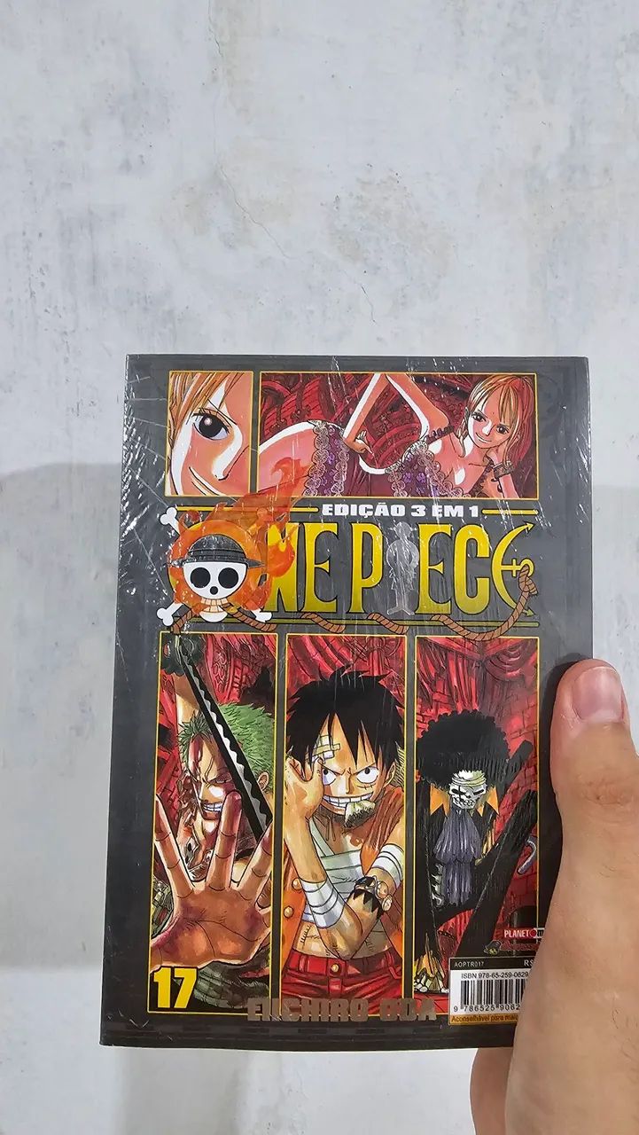 One Piece 3 em 1 vol 17 lacrado - Livros e revistas - Antônio