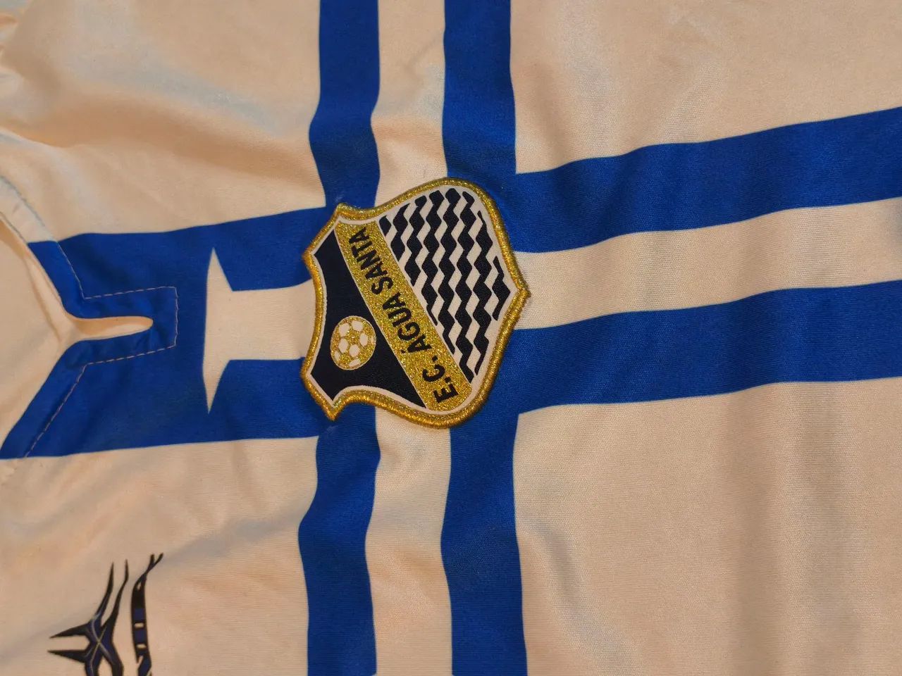 Camisa Água Santa Reply Oficial (Tamanho G) - Foto 3