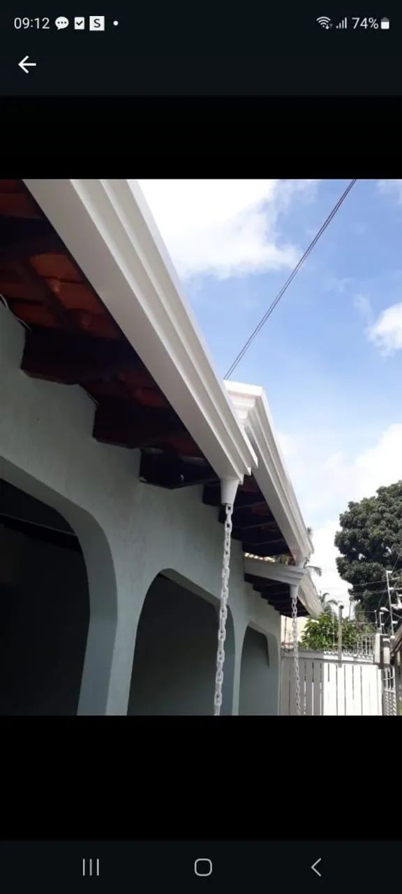 Calhas e Rufos em zinco galvanizado