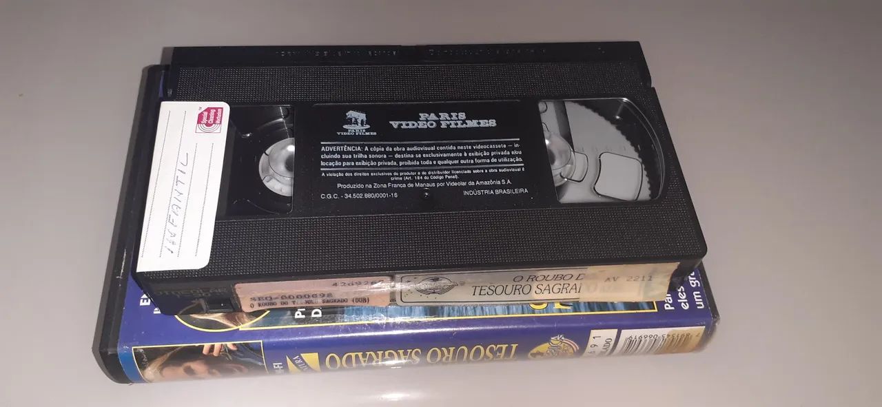 VHS O Roubo do Tesouro Sagrado - Foto 3