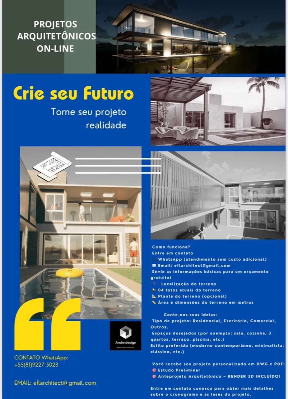 Arquiteto com valor promocional 