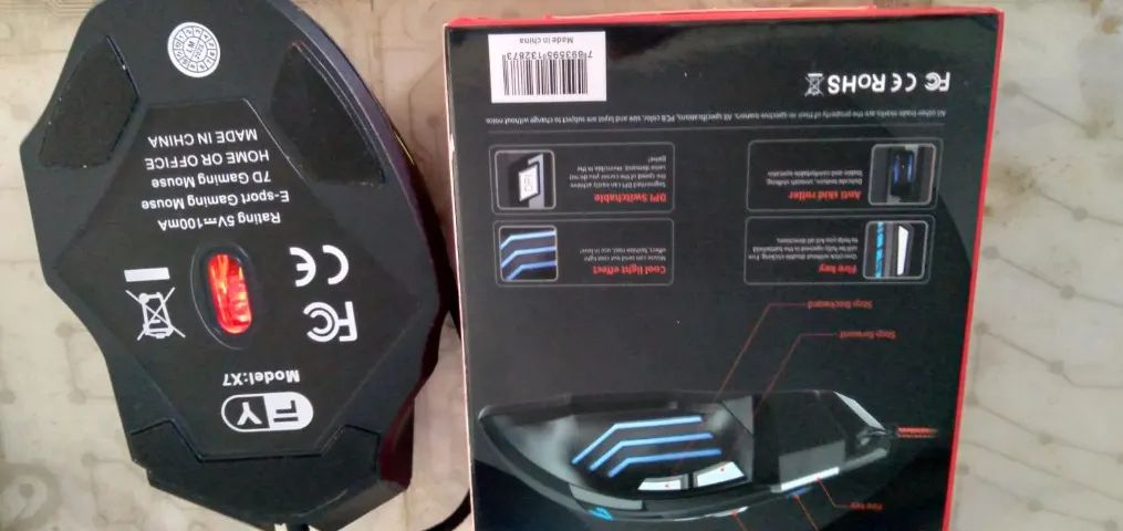 Mouse Leizer Luminous Gamer x7 Botões FY Professional - Foto 6