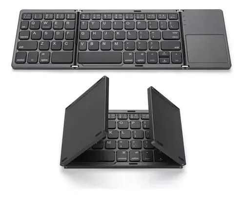 Mini Teclado Bluetooth Dobrável Windows Android Ios Pc - Foto 2