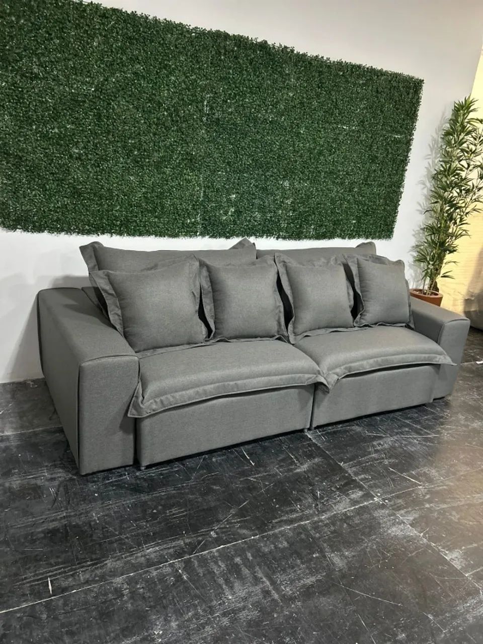 Sofa Lazio Duplo molejo ( Molas ensacadas individualmente) Espuma D28 Soft - 2.90 ou 2.50 - Foto 3