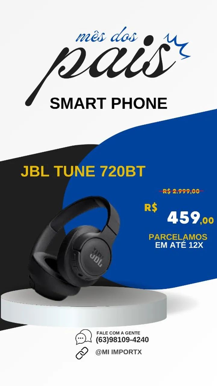 Fone de ouvido JBL Tune 520BT - Som de qualidade! - Foto 2
