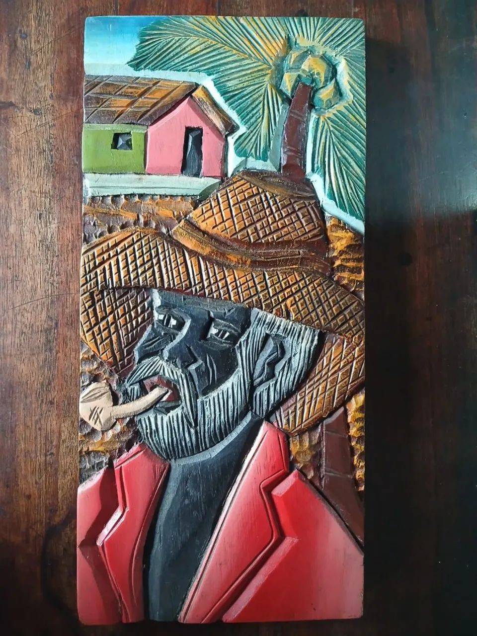 Trio de quadros arte popular  - Foto 2