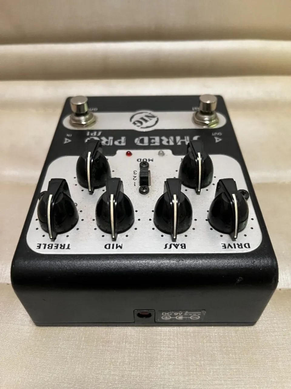 Pedal Nig Shred Pro Sp1 Distontion E Boost - Super Conservado!!! 3 em 1!!! - Foto 3