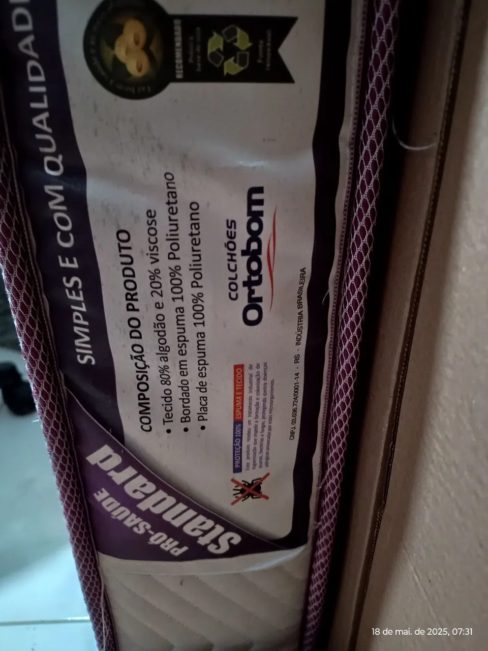 Colchão Ortobom Standard
