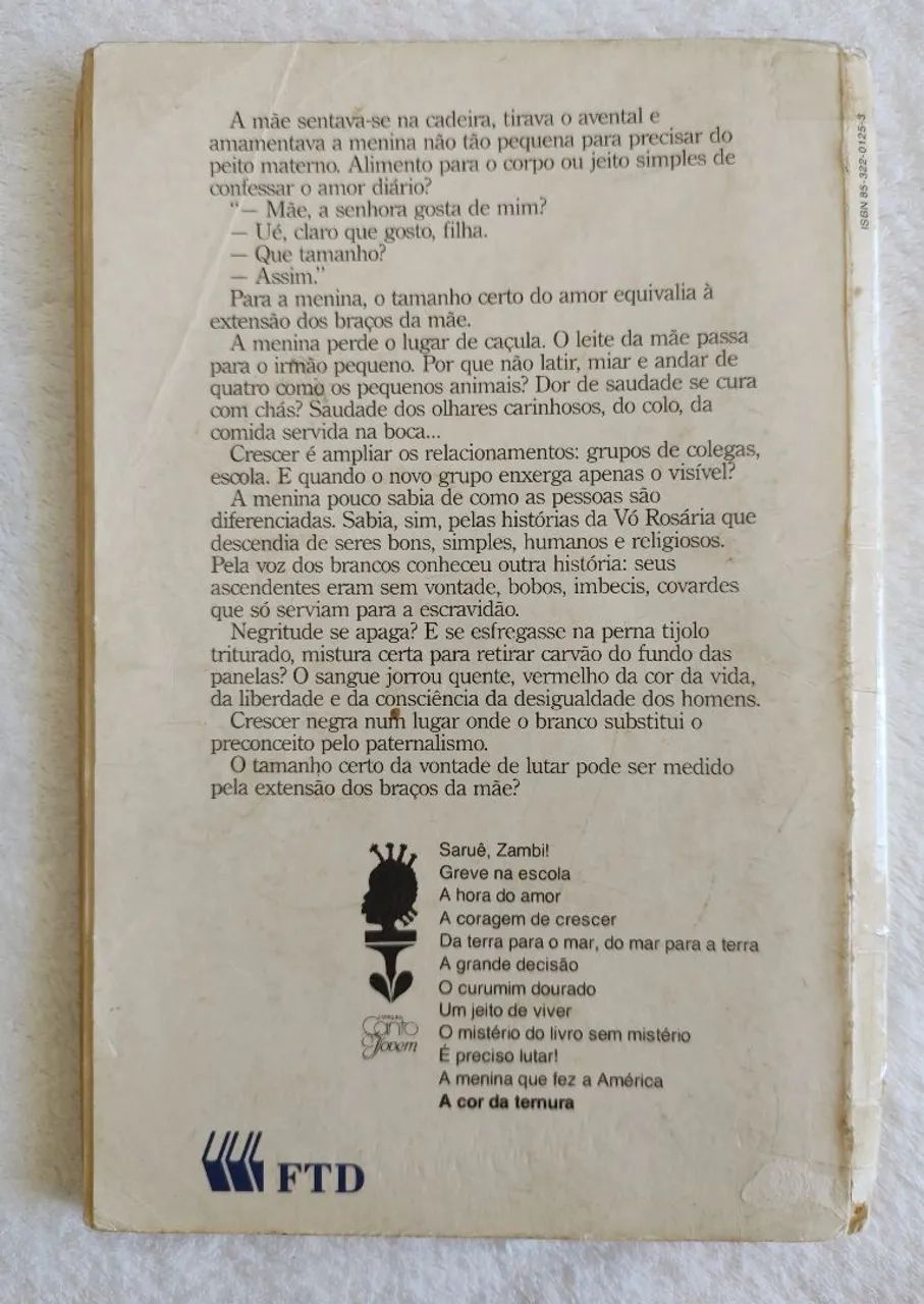 Livro - A cor da Ternura - Foto 2