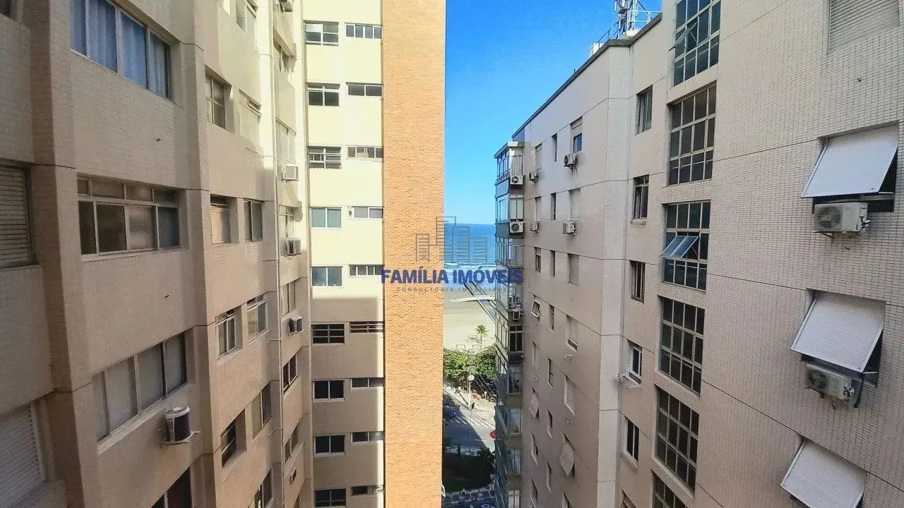 Apartamento à venda 1 quarto vista mar garagem no Embaré Santos/SP - Foto 10