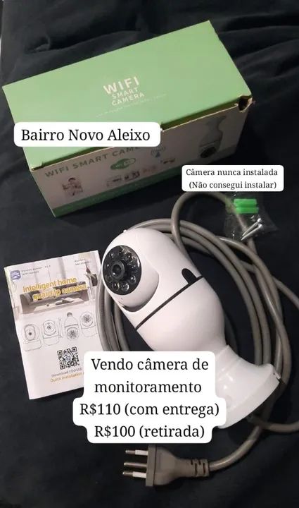 Câmera de monitoramento Wi-Fi 