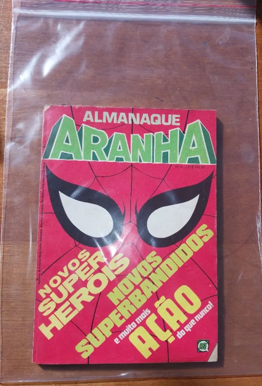 Gibi almanaque homem aranha n°8 raridade impecável colecionavel  - Foto 3