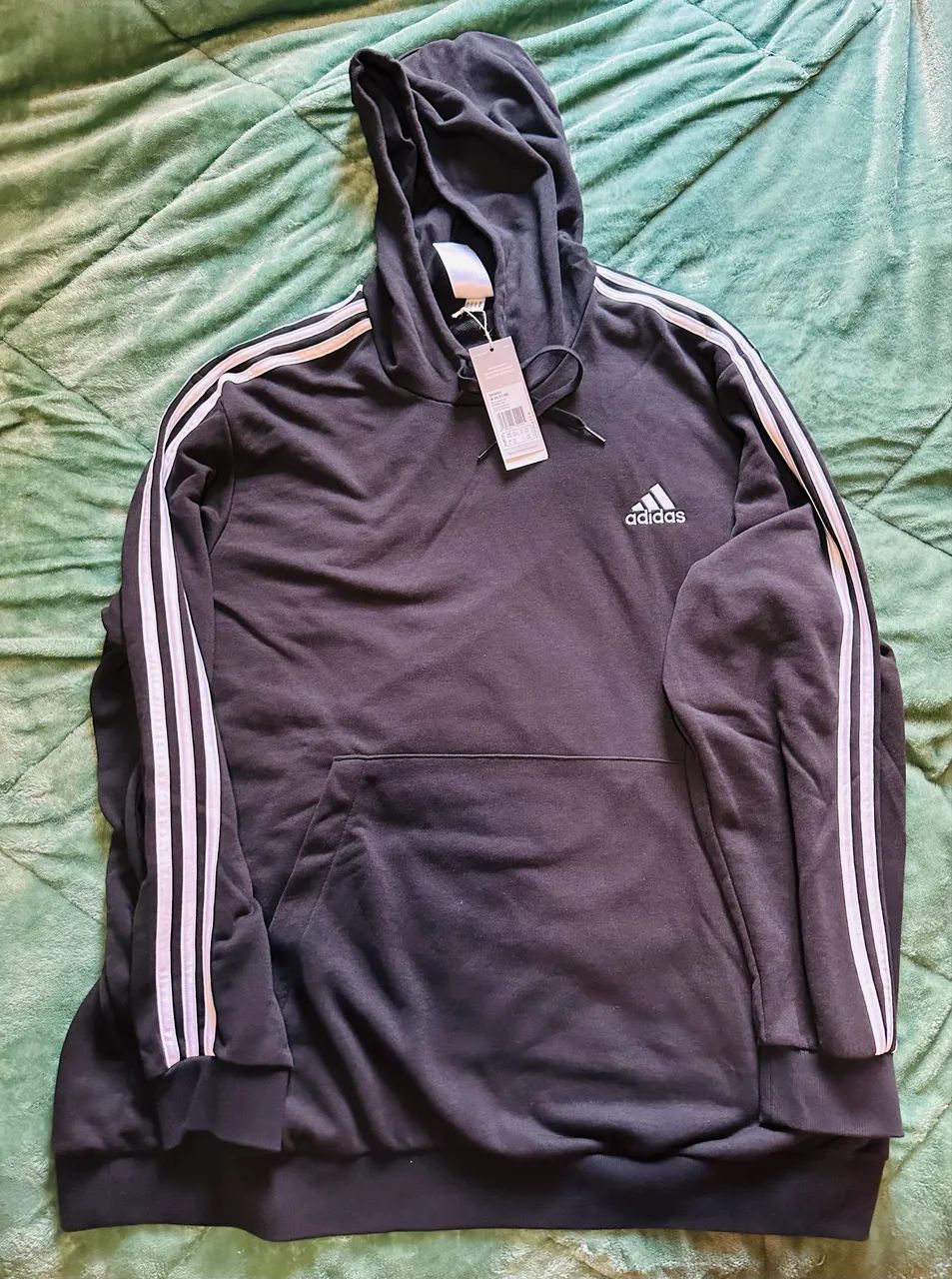 Casaco Moletom ADIDAS com Capuz Original Novo Tamanho 3XL - Roupas