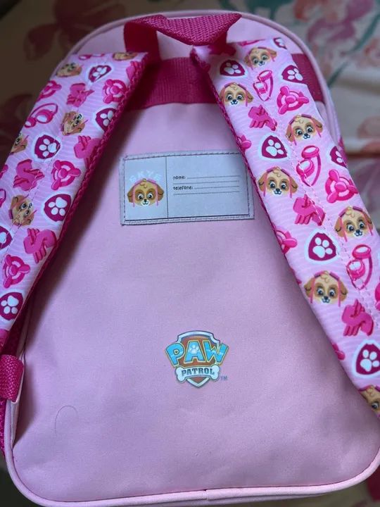 Mochila Infantil Patrulha Canina Skye - Foto 3