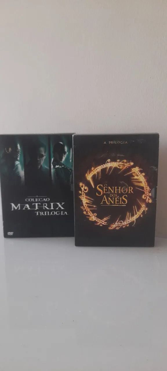 DVDs The Matrix Trilogia e Senhor dos Anéis