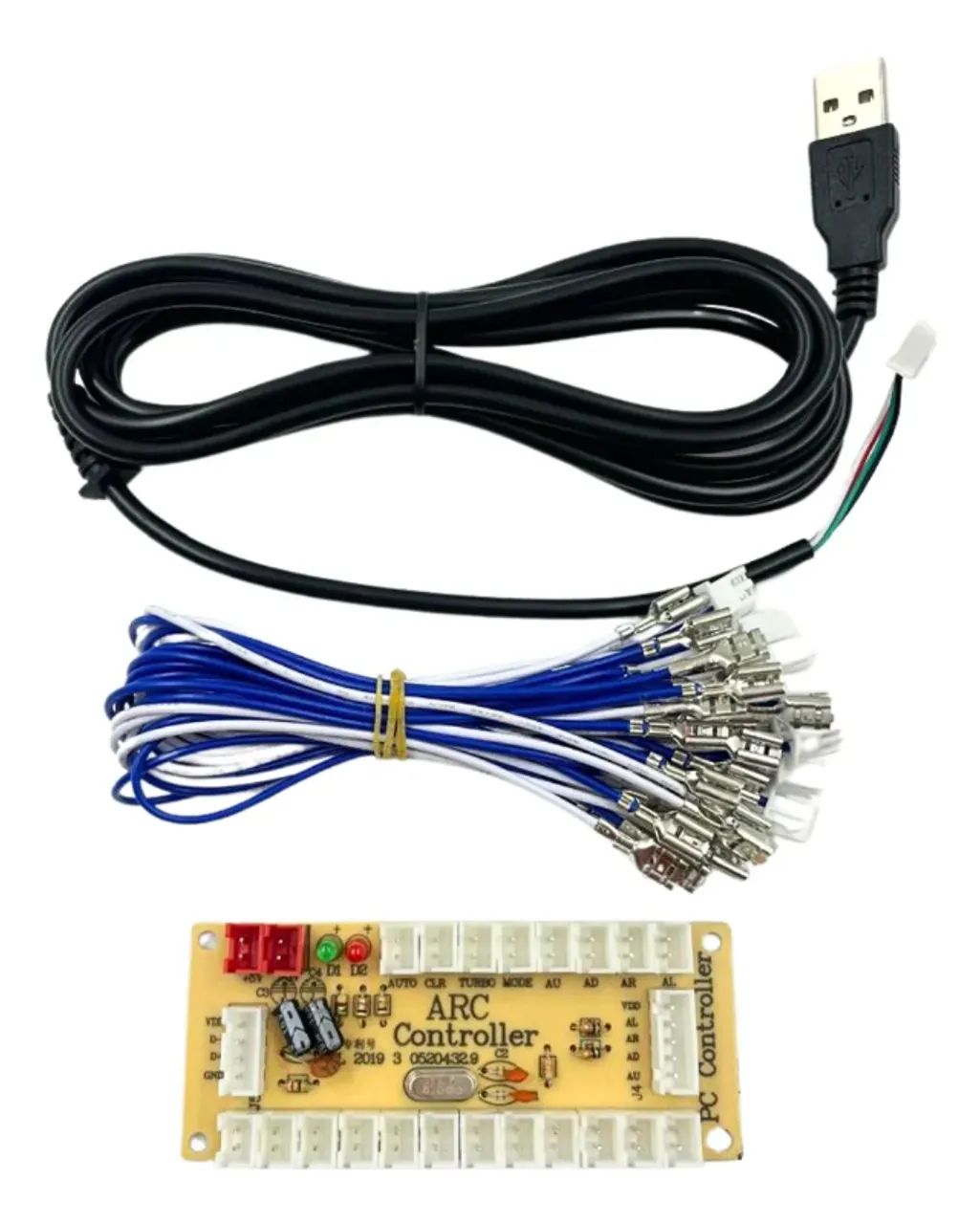 Kit 2 Placas Zero Delay Usb Fliperama Controle Arcade - Foto 2