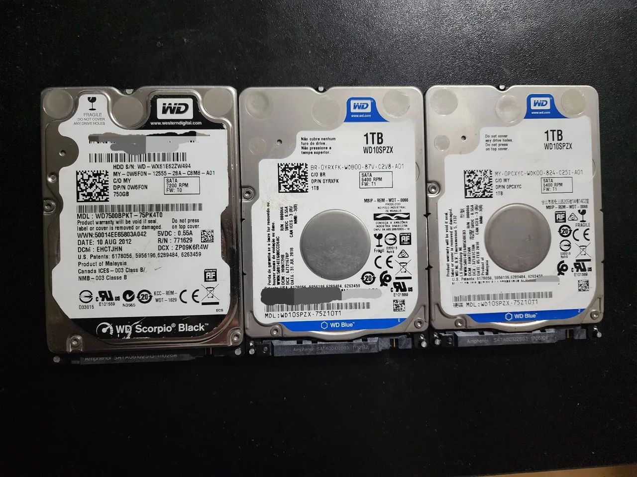 Internal 2.5" Notebook Hard Drive