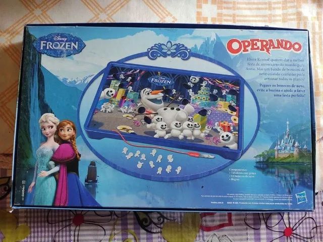 Jogo Operando Frozen Disney Brinquedo Completo da Hasbro - Foto 2
