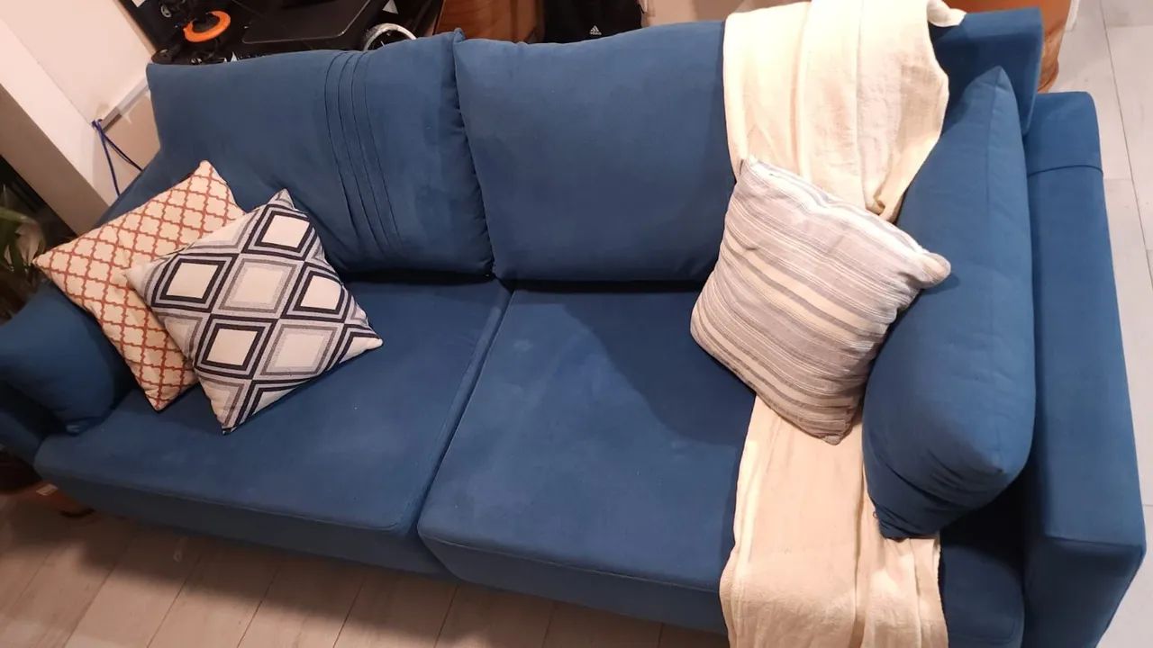 Sofa cama Cancun - Azul - Foto 2
