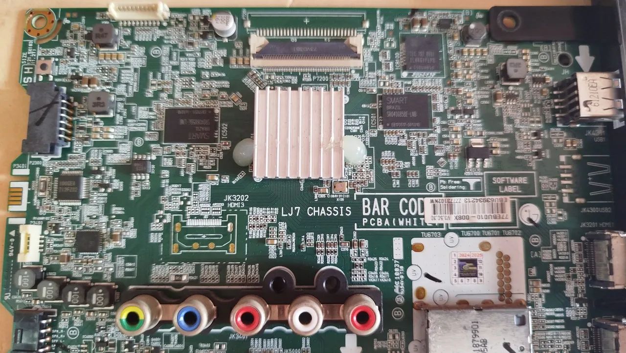 Placa mãe da TV LG 49LJ5500 testada funcionando  - Foto 2