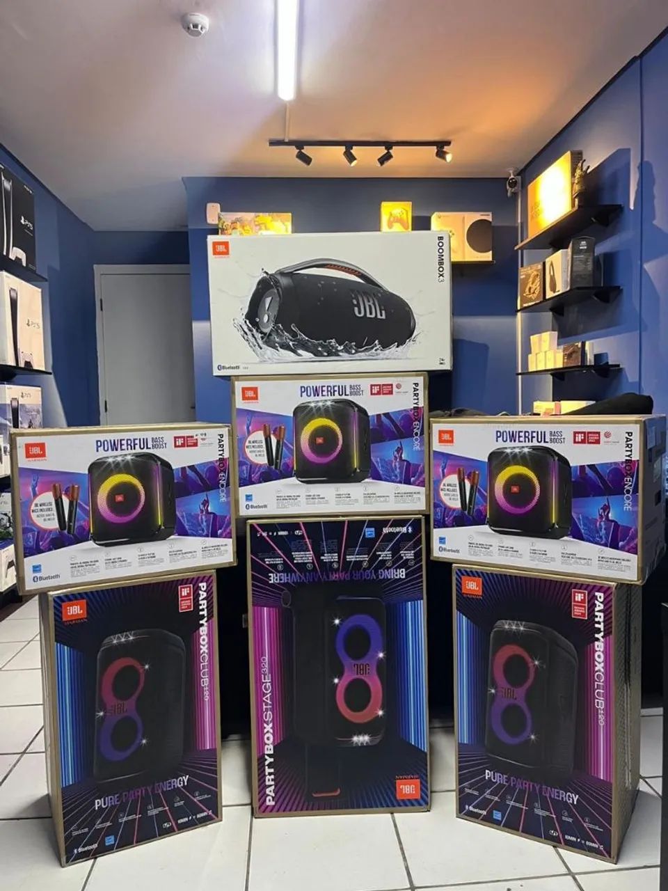 Caixa de Som JBL PartyBox 320 novo 