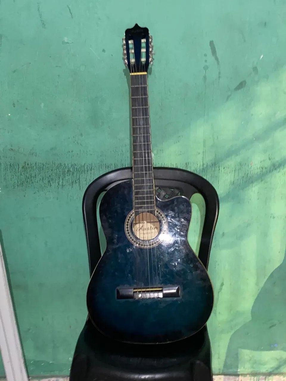 vendo Violão acústico azul