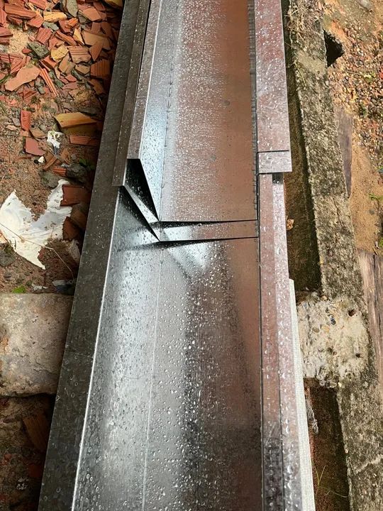 Calha galvanizada nova - Foto 2