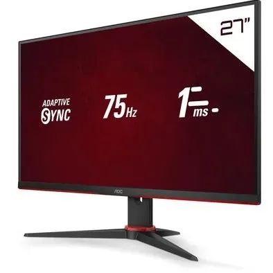 Monitor AOC Sniper 27' 75Hz - Ótimo para trabalho e principalmente jogos