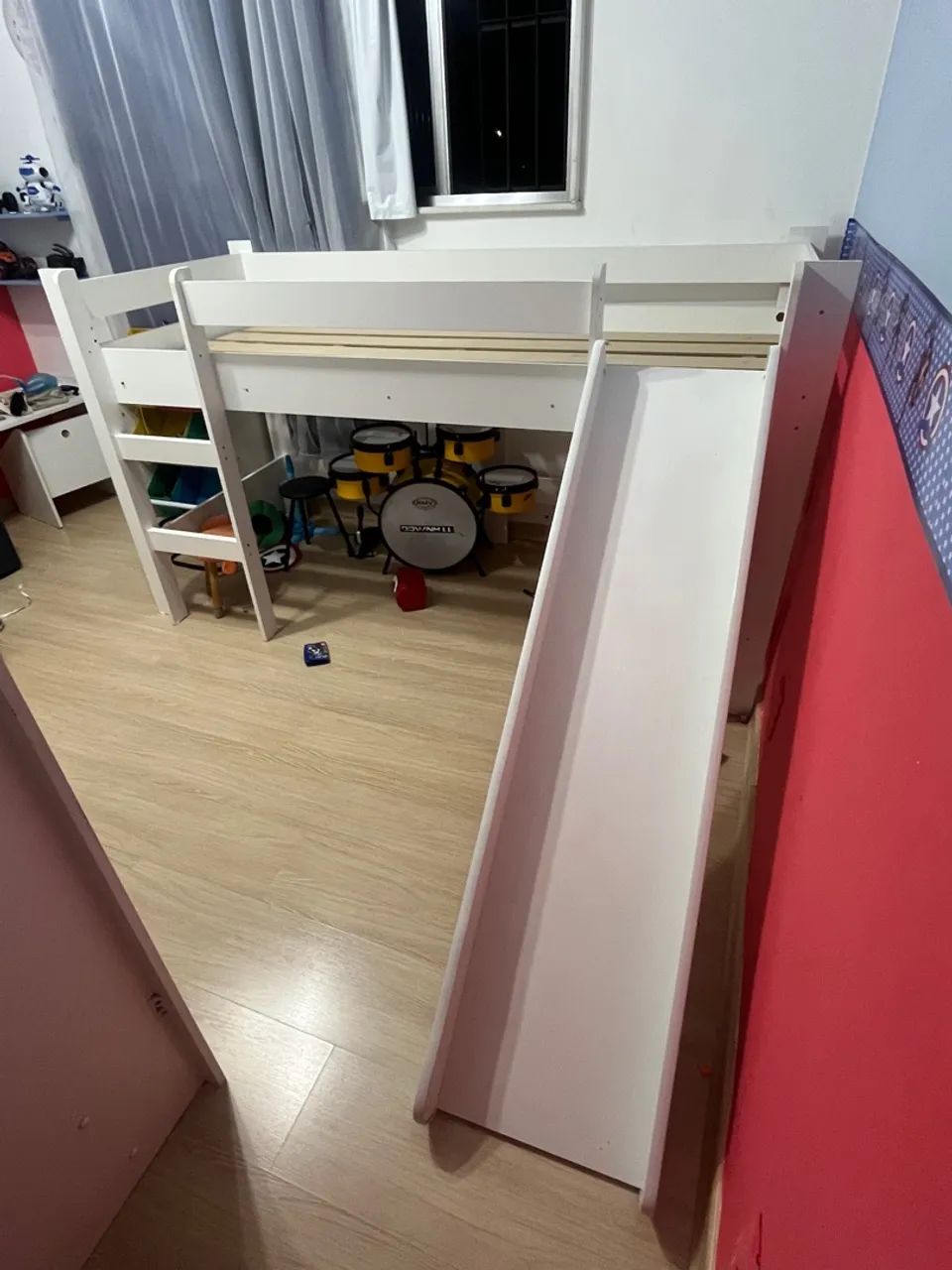 Cama infantil com escorrega - Foto 3