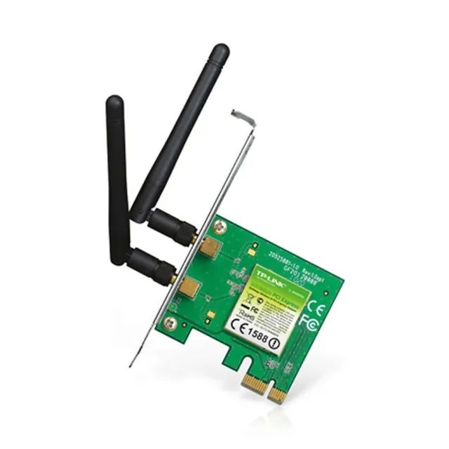 Placa de Rede Wireless N PCI Express TP-Link 300Mbps (TL-WN881ND) - Foto 4