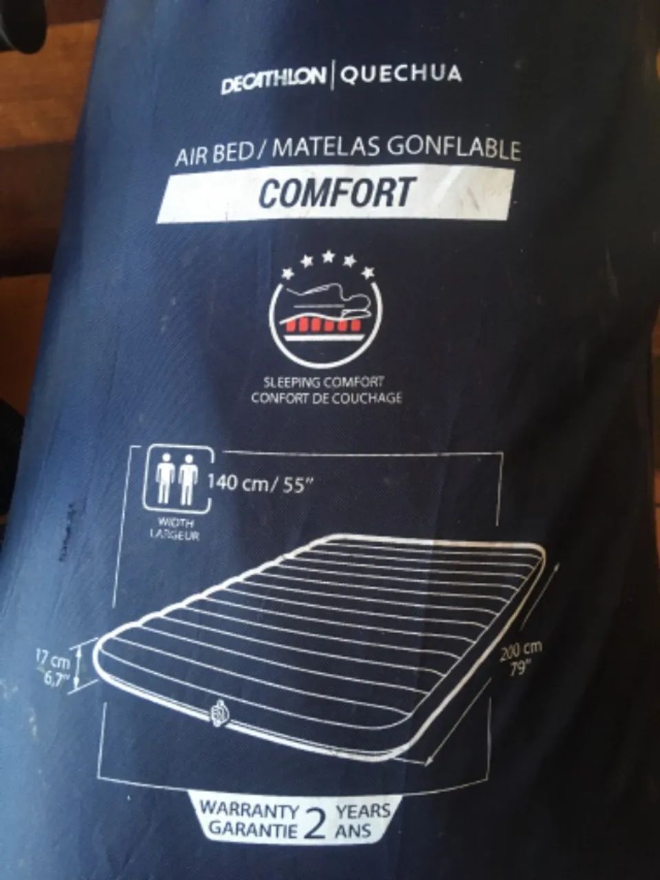 Colchão inflável e bomba Decathlon  - Foto 3