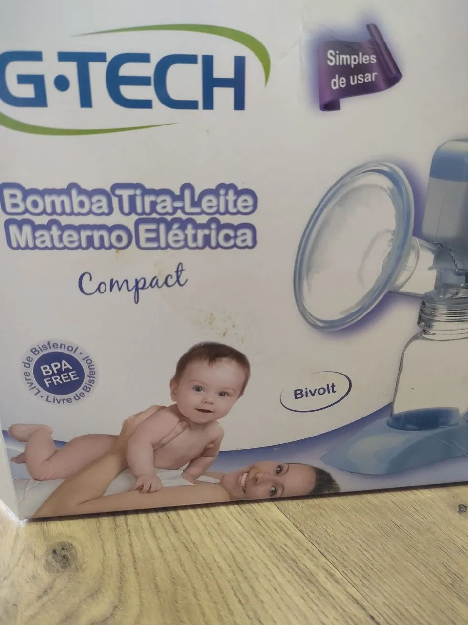 Extrator de Leite Materno Elétrico Compacto G-Tech