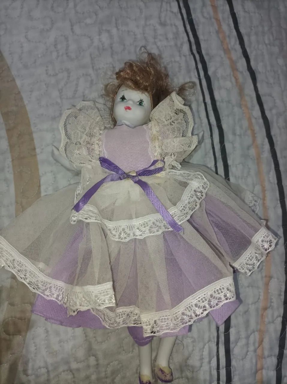 Boneca de porcelana antigas - Foto 4