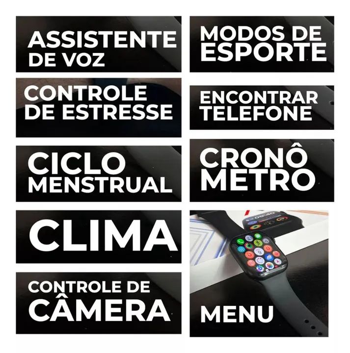 Smartwatch S10 PRO 47MM Tela OLED Infinita Original Novo Na Caixa - Foto 6