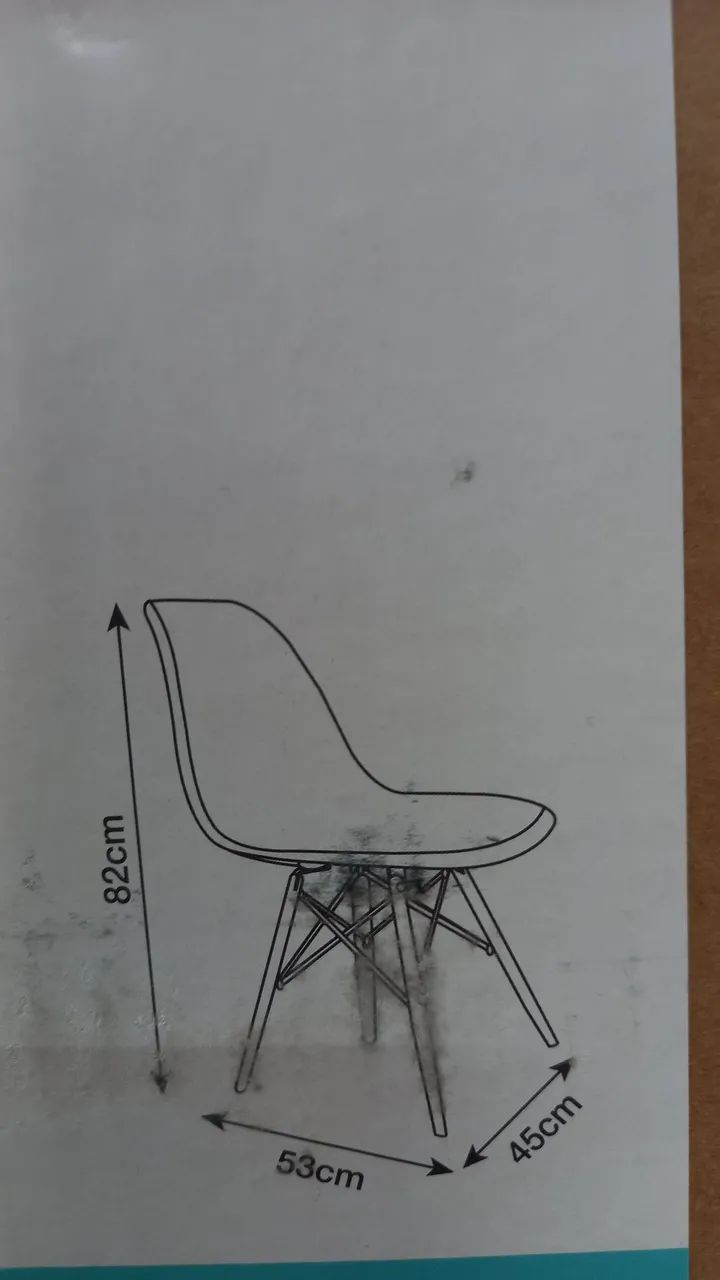Cadeira Eames  Branca - Foto 3