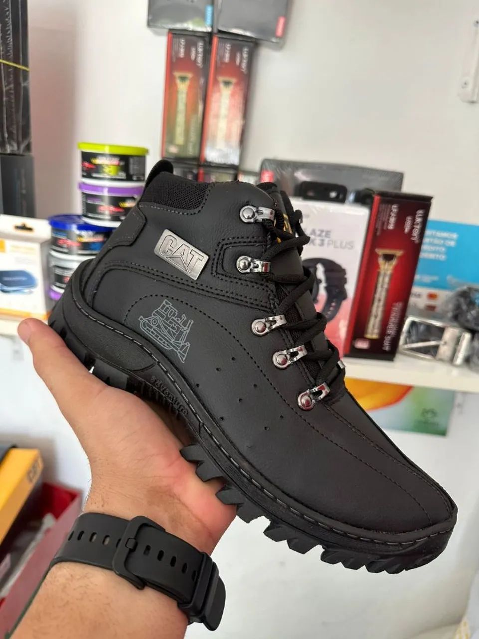 Boots Botas Cat Olx Bota Cat Lindíssima N38 Ao N43 Calçados