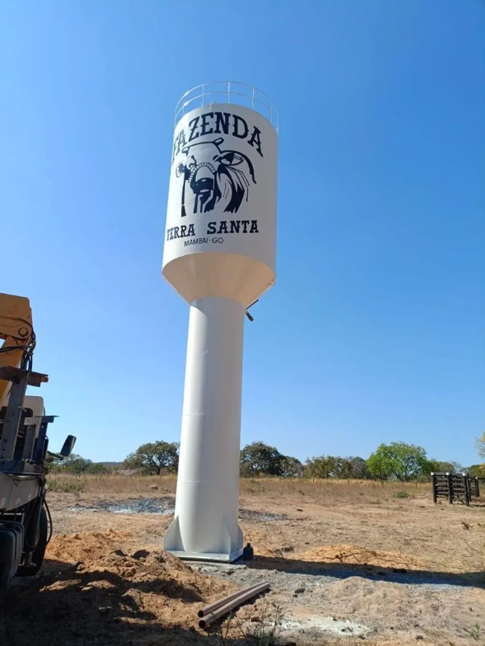 Caixa d'água capacidade 10.000 Litros tipo taça coluna cheia - Foto 5