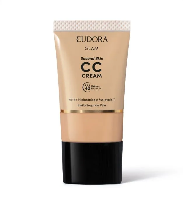 CC Cream Eudora Glam Second Skin cor 35 - 30ml (11% de desconto)