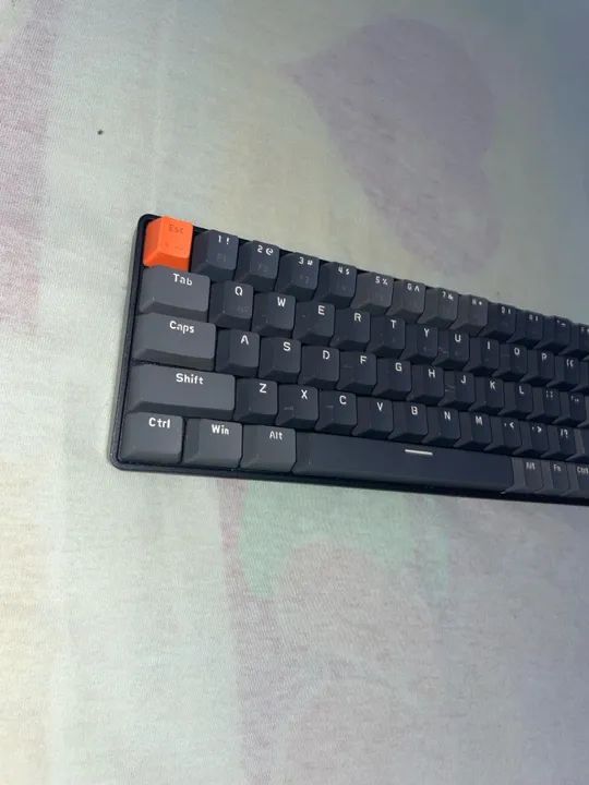 Teclado Mecânico Gamer Sem Fio Zyoulang K68 Switch Red - Foto 3