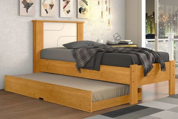 Cama Pérola (Auxiliar opcional) - Direto da Fábrica - Foto 3